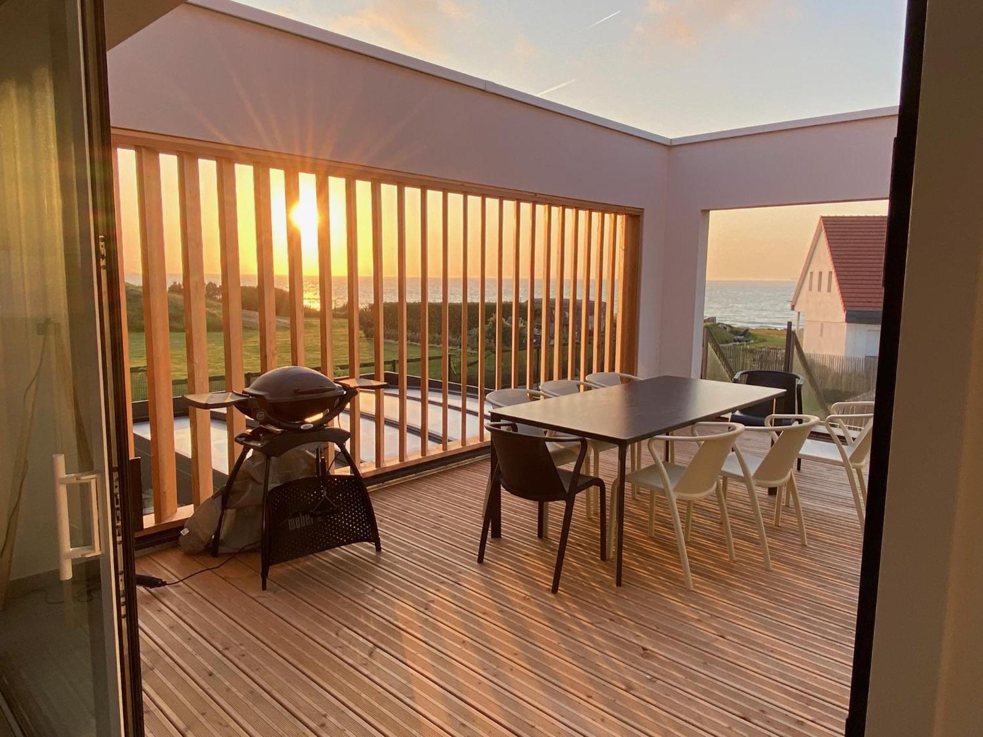 B&B Sangatte-Calais - Terrasse Vue Mer - 2 Min A Pied De La Plage المظهر الخارجي الصورة